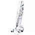 Lovetoy Flawless Clear - imukupillinen dildo - 19 cm (läpinäkyvä)