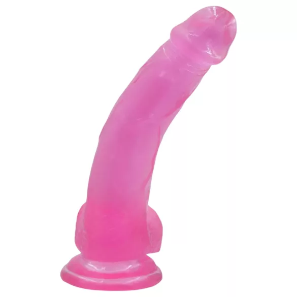 Lovetoy - dildolla imukuppi - 20 cm - pinkki