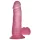 Lovetoy - dildo imukupilla - jelly, 15 cm, pinkki
