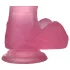 Lovetoy - dildo imukupilla - jelly, 15 cm, pinkki