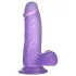 Lovetoy - dildo taputtimella - 15 cm - violetti