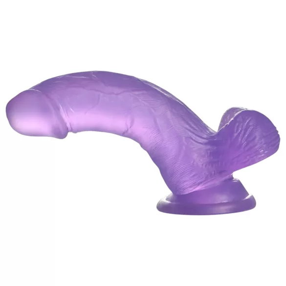 Lovetoy - dildo taputtimella - 15 cm - violetti