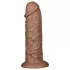 Lovetoy Chubby - realistinen dildo imukupilla - 25 cm - luonnollinen