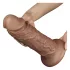 Lovetoy Chubby - realistinen dildo imukupilla - 25 cm - luonnollinen