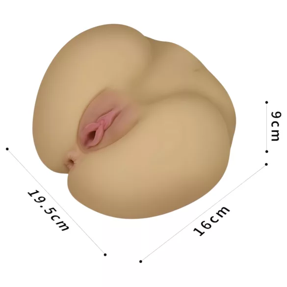 Lovetoy Streetgirl's - tekopillu ja tekoperse torso - luonnollinen