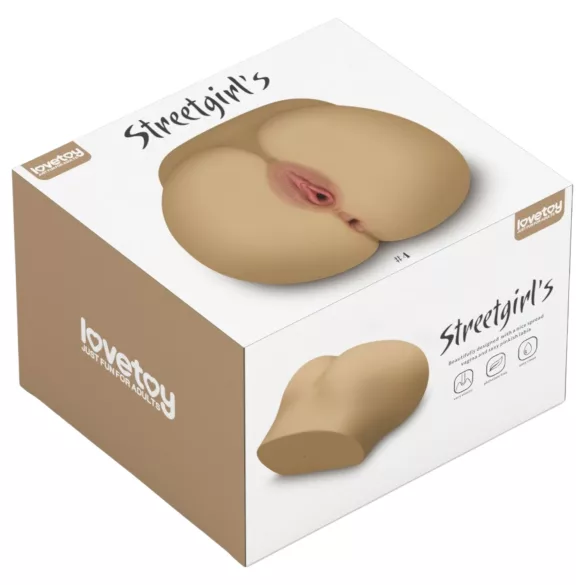 Lovetoy Streetgirl's 4 - tekopillu ja -perse torso (ihonvärinen)