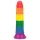 Lovetoy Prider - realistinen dildo - 19 cm - sateenkaari