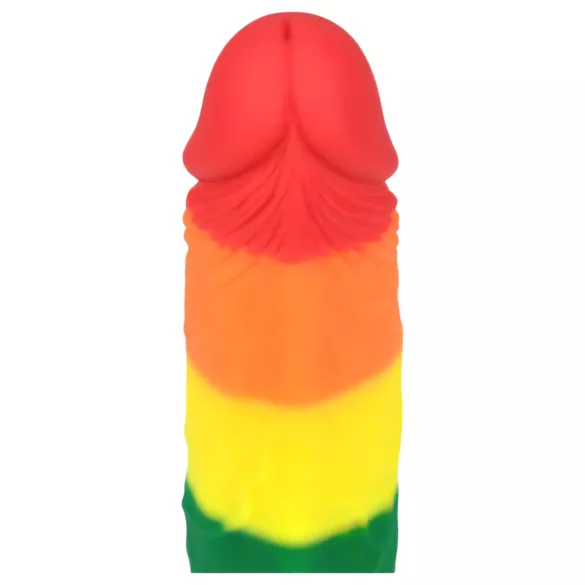 Lovetoy Prider - realistinen dildo - 19 cm - sateenkaari