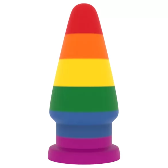 Lovetoy Prider - anustappi - 15 cm - sateenkaari