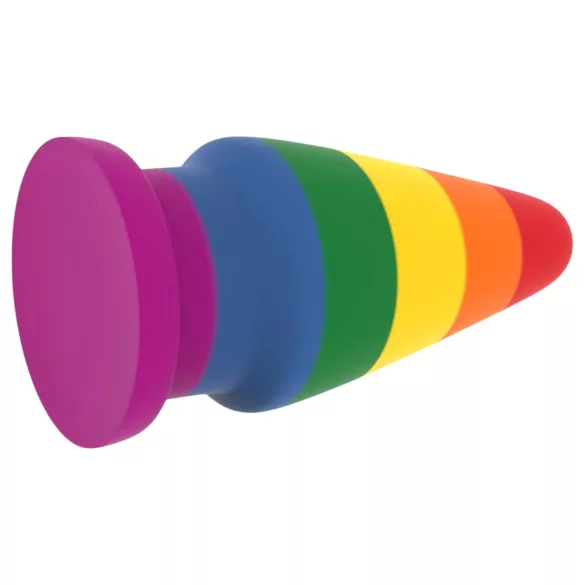 Lovetoy Prider - anustappi - 15 cm - sateenkaari
