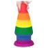 Lovetoy Prider - anustappi - 15 cm - sateenkaari