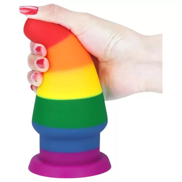 Lovetoy Prider - anustappi - 15 cm - sateenkaari