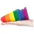 Lovetoy Prider - anustappi - 15 cm - sateenkaari