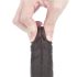 Lovetoy Sliding-Skin - kaksoiskerrosdildo - 18 cm (ruskea)