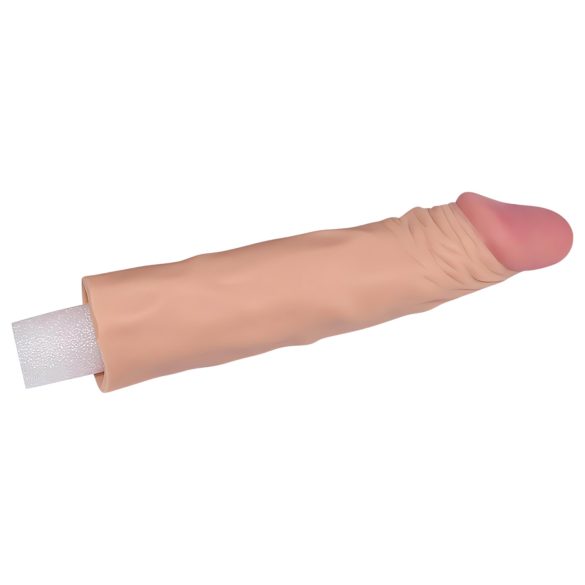 Lovetoy Pleasure X-tender - peniksenhylsy - 19 cm - läpikuultava