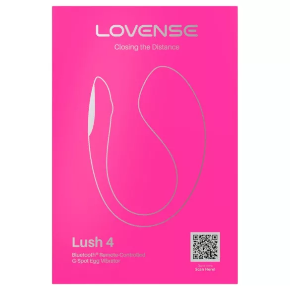 LOVENSE Lush 4 - älykäs vibrokuula (pinkki)