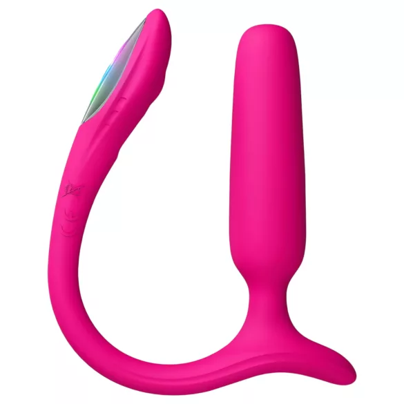 Lovense Lush Anal - Sovelluksella ohjattava anaalivibraattori, LED-valoilla - pinkki