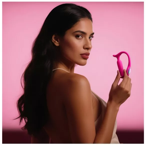 Lovense Lush Anal - Sovelluksella ohjattava anaalivibraattori, LED-valoilla - pinkki