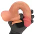 FeelSkin - ultra-realistinen kivesdildo - luonnonväri (21 cm)