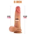 FeelSkin - ultra‑realistinen kivesdildo (nude, 12,5 cm)