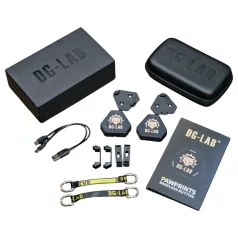 DG-LAB PawPrints - langaton anturipainike (musta) - 2 kpl
