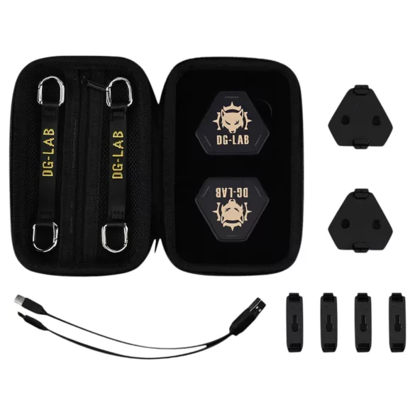 DG-LAB PawPrints - langaton anturipainike (musta) - 2 kpl