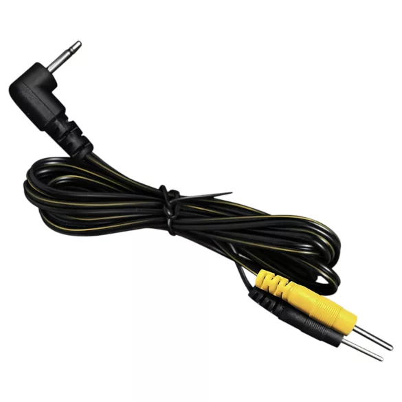 DG-LAB - elektrodijohto 2,5 mm:n jakkiliittimestä 2 mm:n nastoihin (musta)