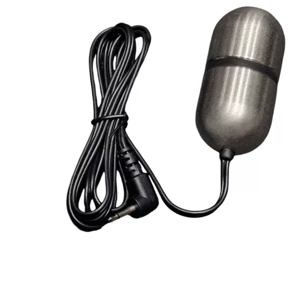 DG-LAB Matte Steel - kaksinapainen, ovaali teräselektrodi (hopea)