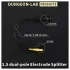 DG-LAB - elektrodijakaja 2,5 mm:n liittimestä 2 mm:n liittimeen (musta)