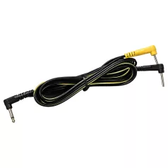   DG-LAB - elektrodijohto, kulmamallinen, 2 mm:n tapeilla (musta)