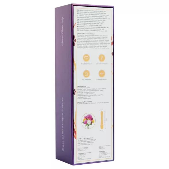 LOVISS Flower Grace - G-pistevibraattori (musta)