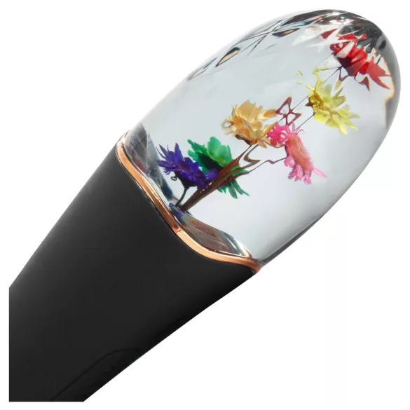 LOVISS Flower Amber - G-pistevibraattori (musta)