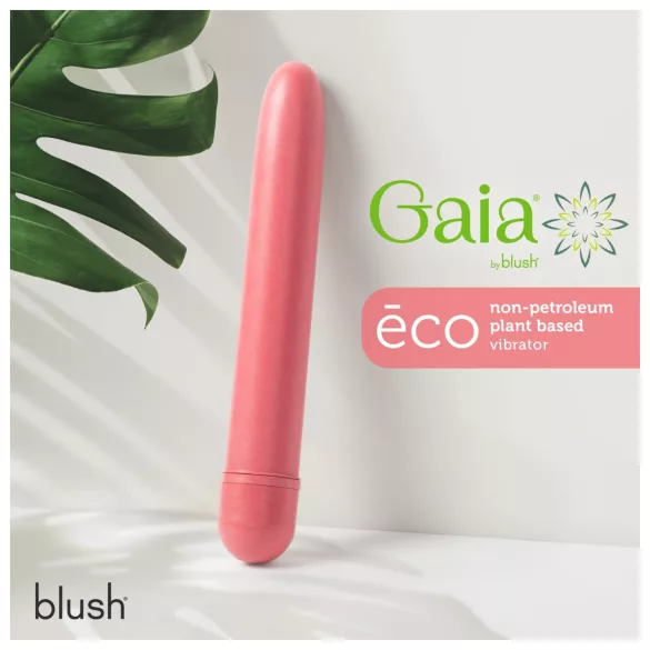 Gaia Eco - vibraattori - ympäristöystävällinen, suuri - pinkki