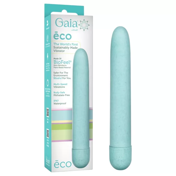 Gaia Eco L - ympäristöystävällinen sauvavibraattori (sininen) - suuri