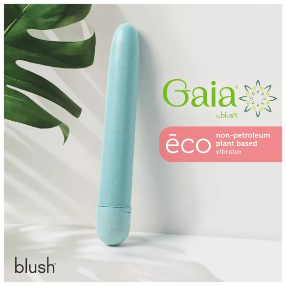 Gaia Eco L - ympäristöystävällinen sauvavibraattori (sininen) - suuri