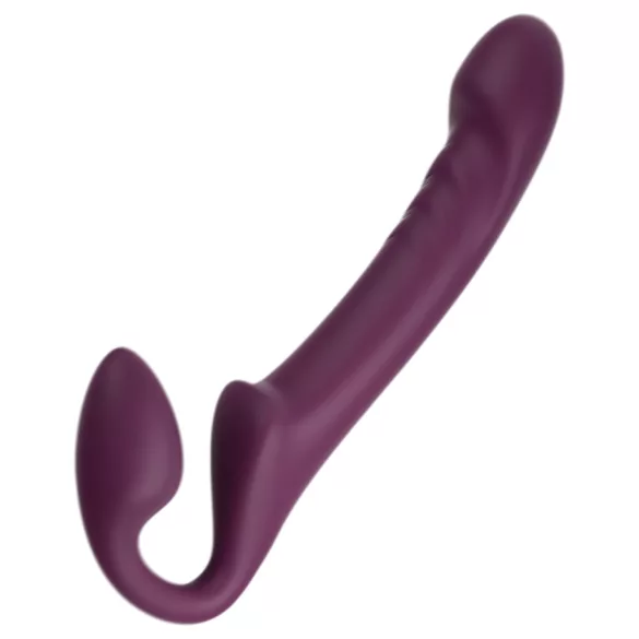 Honey Play Box Bliss - strap-on vibraattori pyörivillä helmillä - violetti