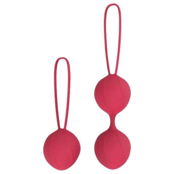 Cotoxo Cherry - Kaksi-osainen geishapallosetti (punainen)