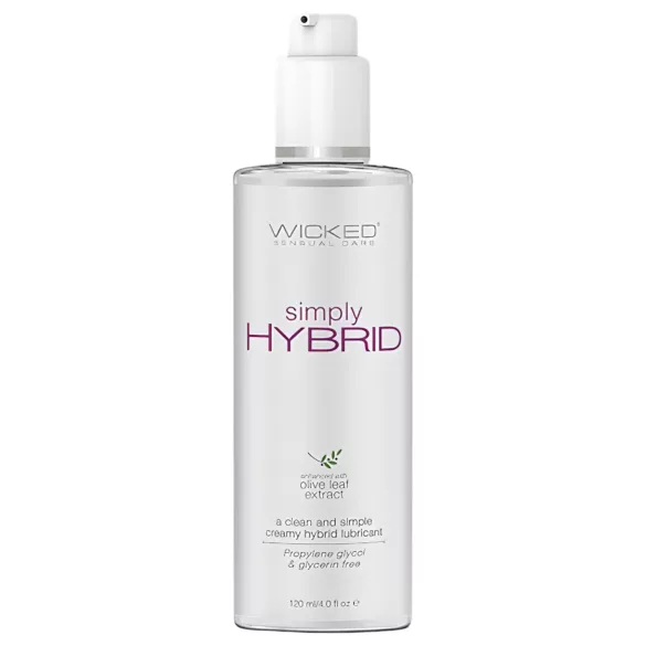 Wicked Simply Hybrid - liukuvoide - hybridi, vesipohjainen & silikoni - 120ml