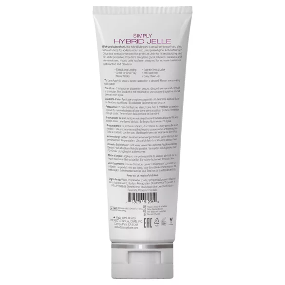 Wicked - liukuvoide - hybridi, vesipohjainen ja silikoninen - 120 ml