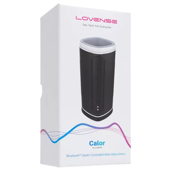 Lovense Calor - Sovelluksella ohjattava lämmittävä masturbaattori miehille (musta)