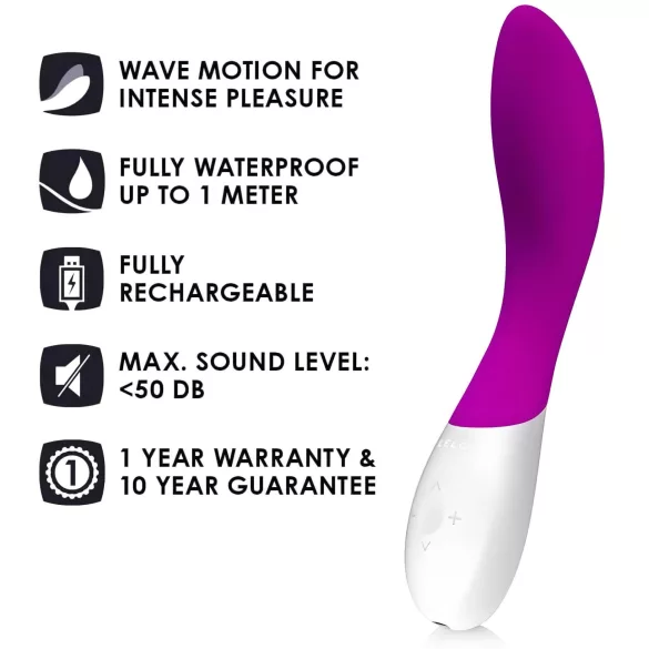 LELO Mona Wave - G-pistevibraattori - vedenkestävä - violetti