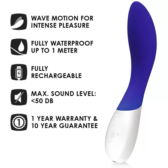LELO Mona Wave - G-pistevibraattori - vedenkestävä - sininen