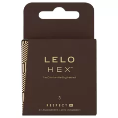LELO Hex Respect XL - kondomi - isot - 3 kpl