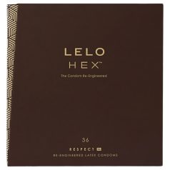 LELO Hex Respect XL - ylelliset kondomit (36kpl)
