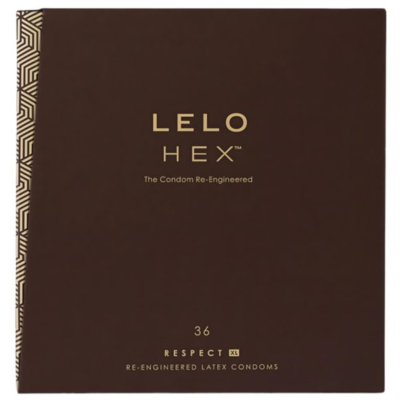 LELO Hex Respect XL - luksus kondomi (36 kpl)