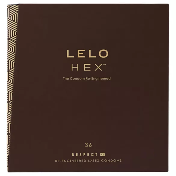 LELO Hex Respect XL - kondomi - XL koko - 36 kpl
