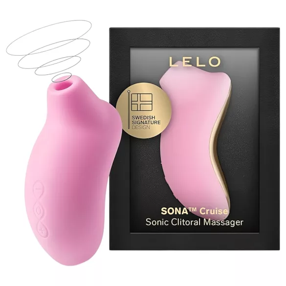 LELO Sona Cruise - klitoriskiihotin - ääniaallot - pinkki