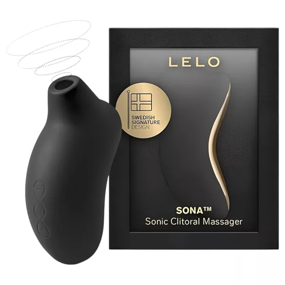 LELO Sona - klitoriskiihotin - ääniaallot - musta