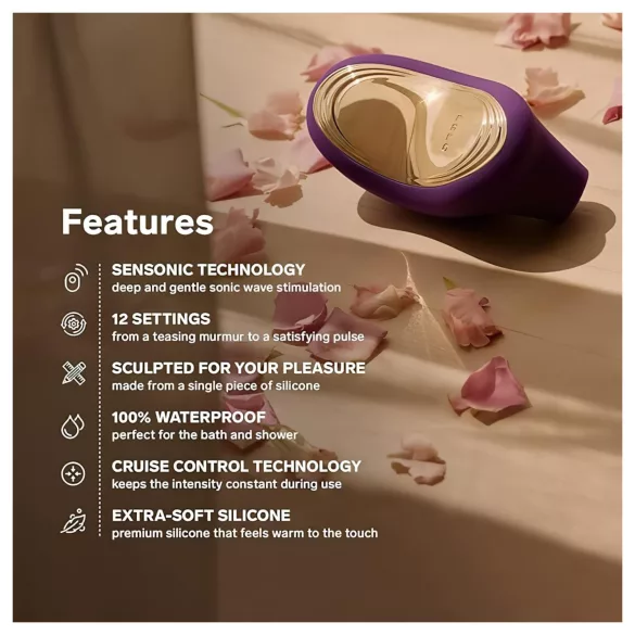 LELO Sona 2 Cruise - clitoriskiihotin - ääniaallot - violetti