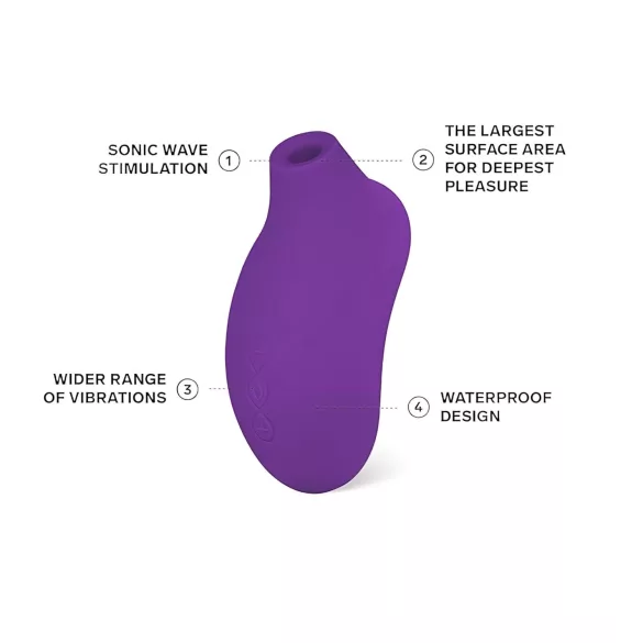 LELO Sona 2 - klitoriskiihotin - ääniaalloilla - violetti